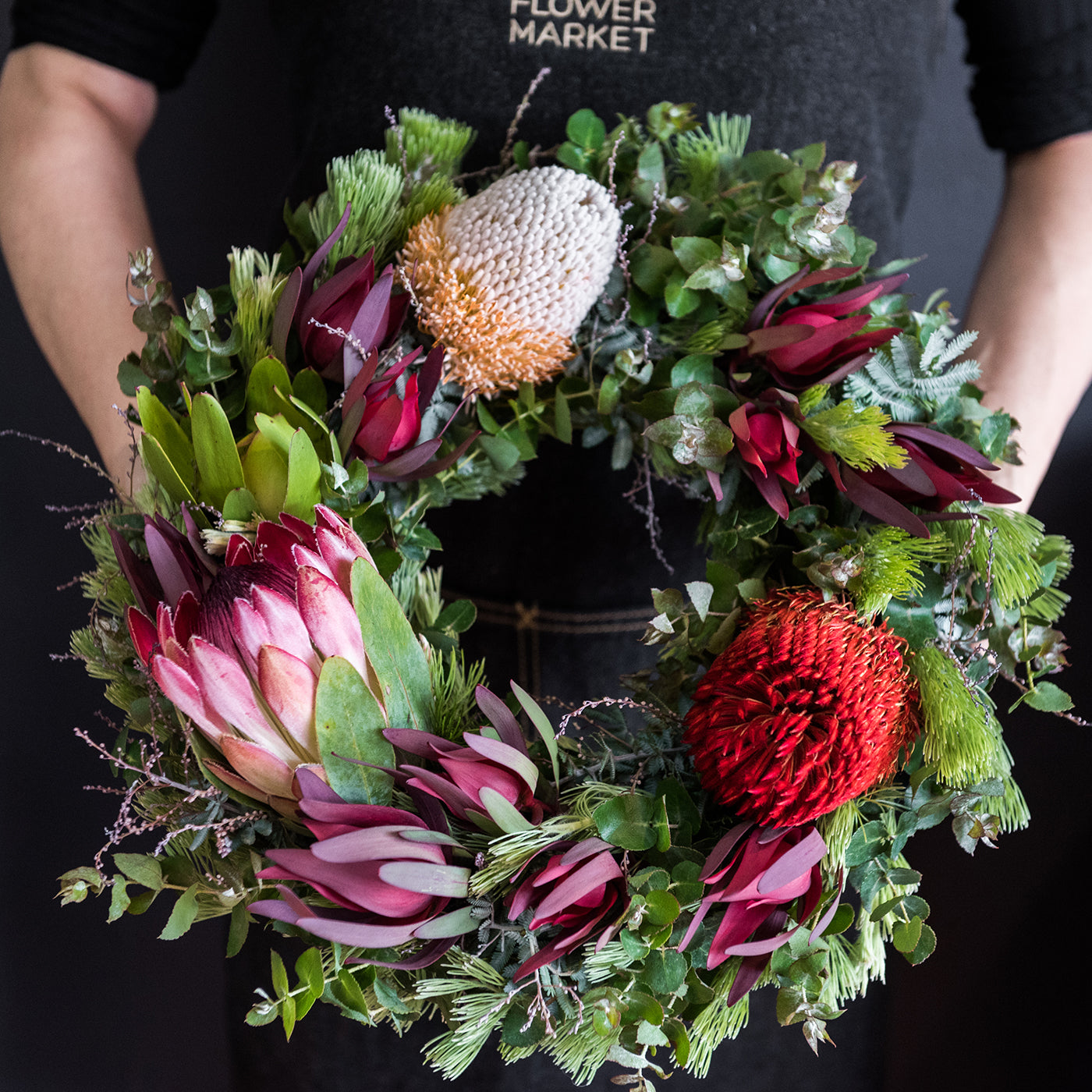 Flower Market Wreath Anzac Memorial Tribute Lest We Forget Brisbane Natives