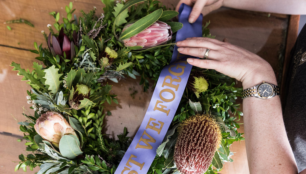 Behind the Scenes | The making of an ANZAC Wreath