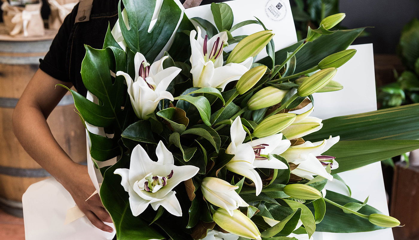 Looking after a Lily Bouquet