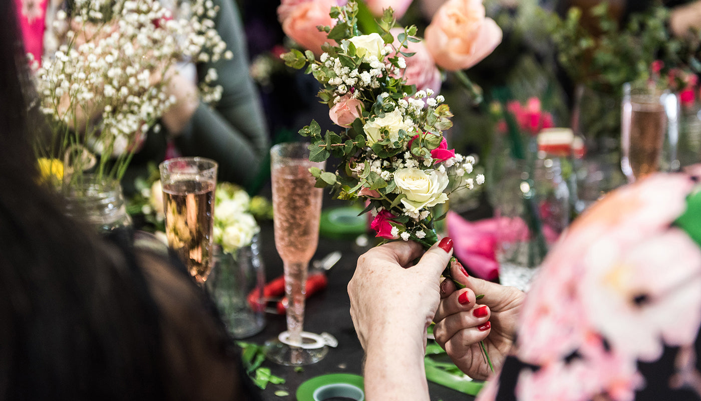 Sam's Flower Crown Hens Party - Northside Flower Market