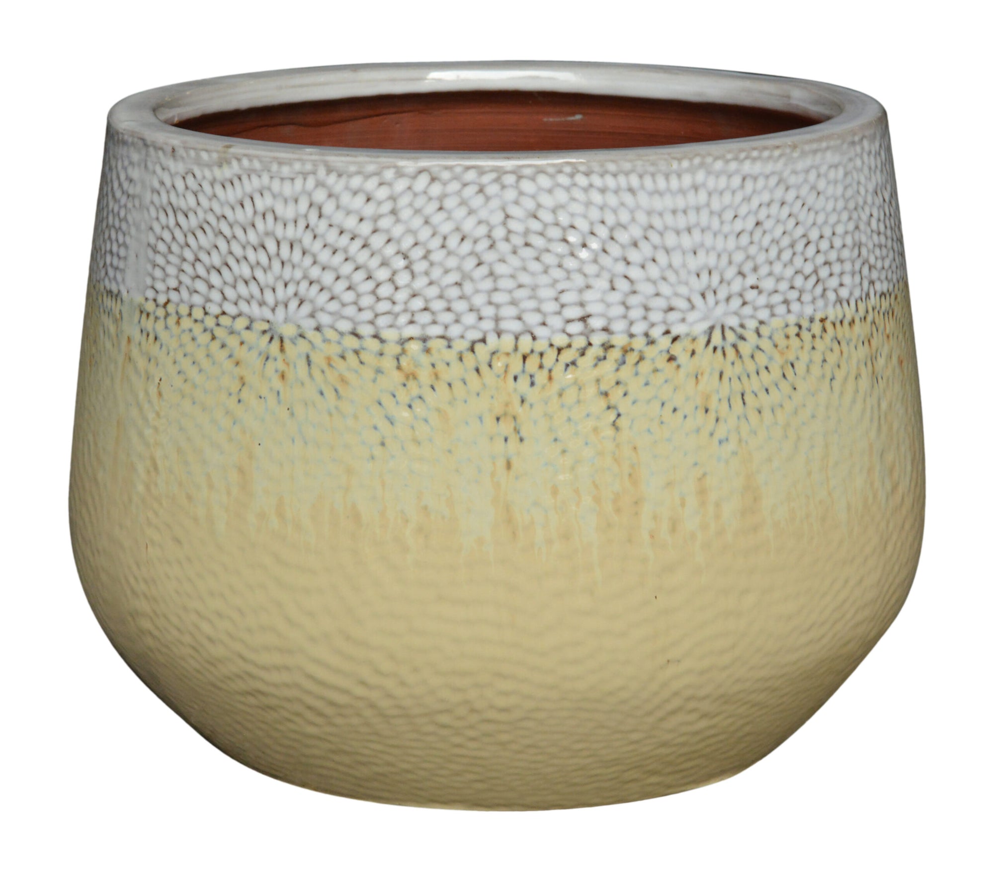 GLAZED COSMO 2 TONE POT