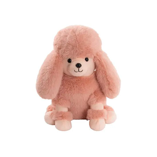POSH POODLE PLUSH SOFT TOY DUSTY PINK (25cm)