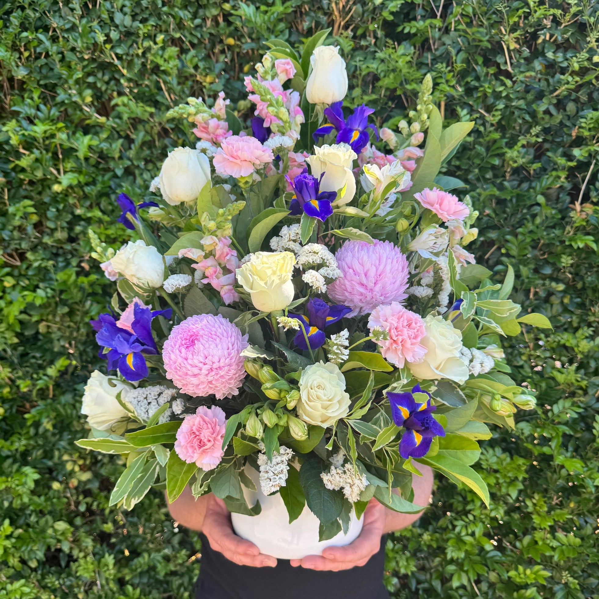LARGE CEREMONY ARRANGEMENT - BLUE, PINK & WHITE