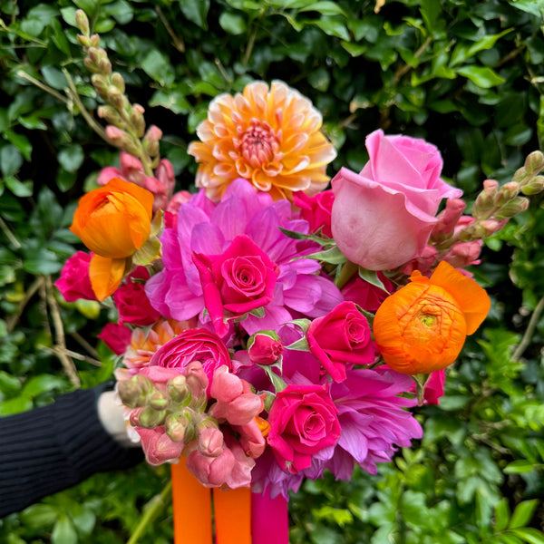 RASPBERRY FIZZ WEDDING BOUQUET - Northside Flower Market