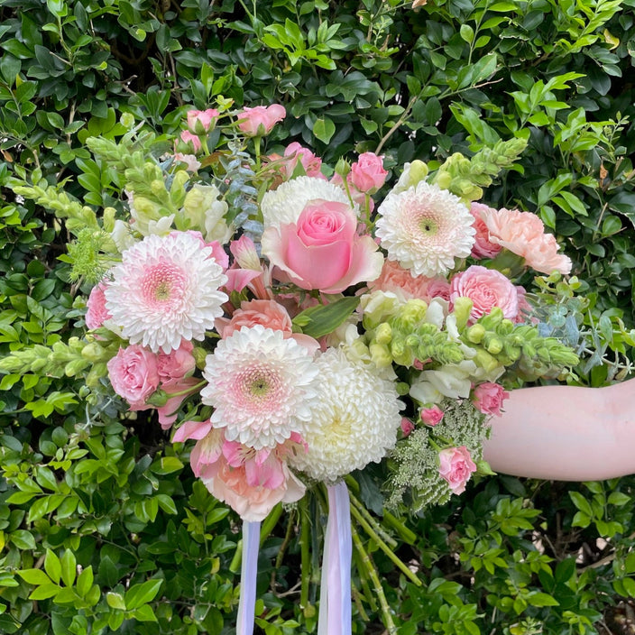 Wedding bouquet and floral styling