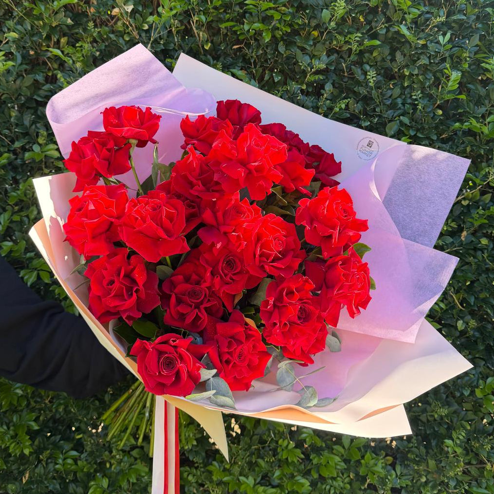 TWO DOZEN RED ROSE BOUQUET